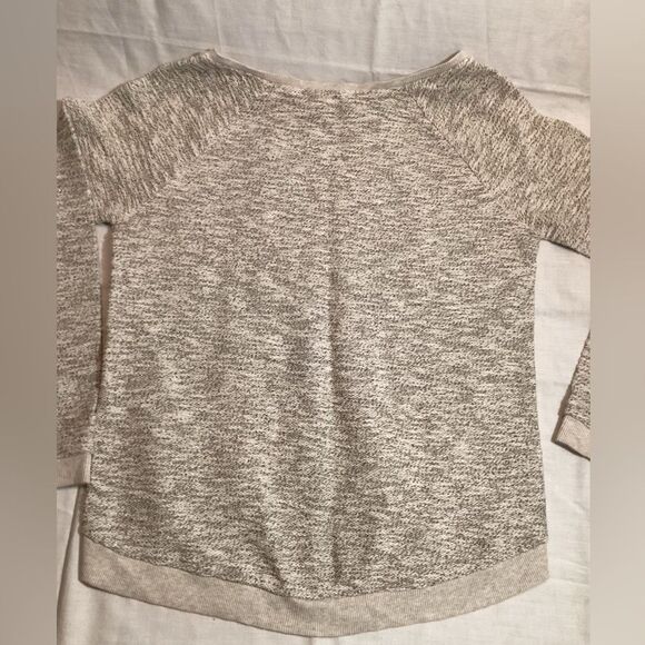 Lucky Lotus California Women's Casual Beige Sweater with Stud Accents Medium - Picture 9 of 9